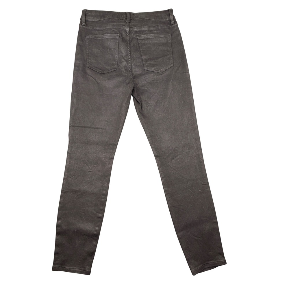 Pistola Women Black Coated High Rise Skinny Jeans Size 31 Slim Fit Pants - Picture 3 of 10